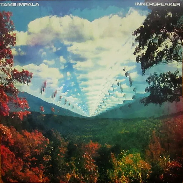 Tame Impala Innerspeaker Vinyl LP, collectible vinyl, psychedelic rock, hazy landscape artwork, debut album edition