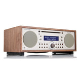 Tivoli Audio Music System Plus, walnut beige finish left front view