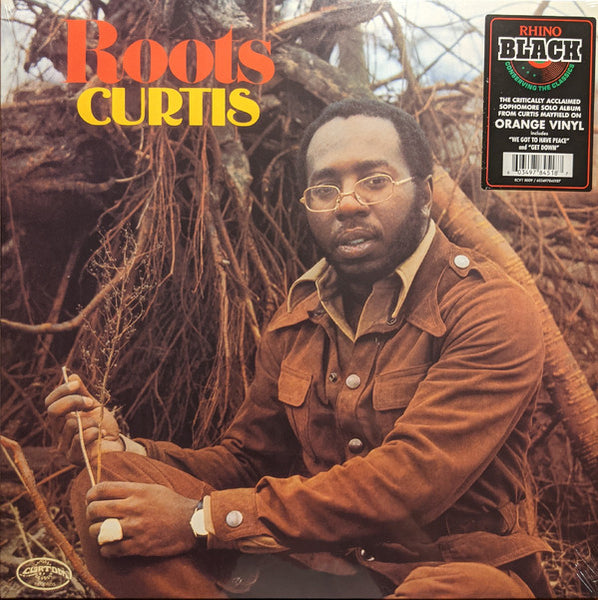 Curtis Mayfield – Roots. Rhino Orange Coloured Vinyl LP