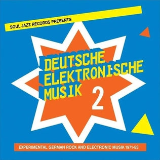 Deutsche Elektronische Musik 2 4x vinyl LP, abstract electronic cover, Krautrock album