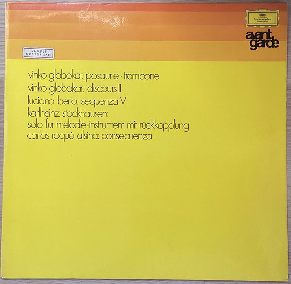 Globokar, Berio, Stockhausen, Roqué Alsina. Promo. 1969 DGG – 137 005