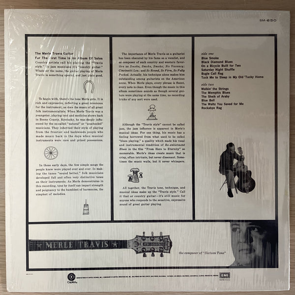 Merle Travis – The Merle Travis Guitar, US Capitol Records – SM-650 Merle Travis – The Merle Travis Guitar, US Capitol Records – SM-650