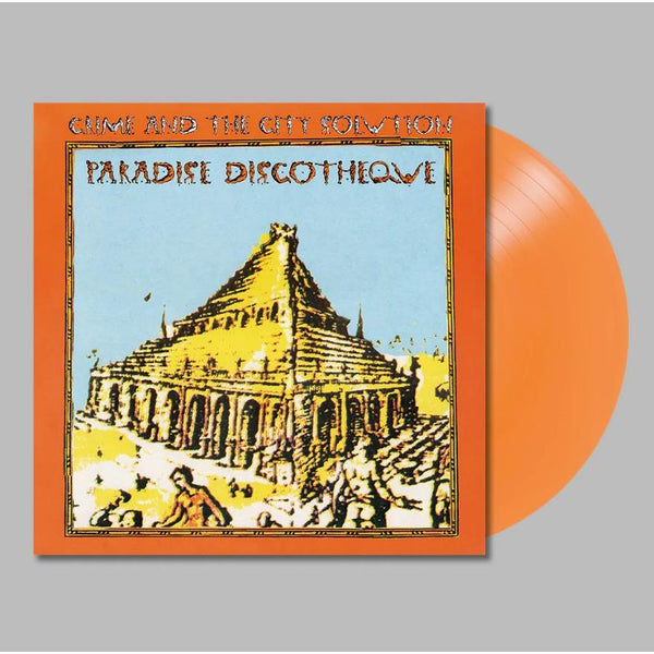 Crime + The City Solution – Paradise Discotheque, limited edition orange vinyl LP album cover