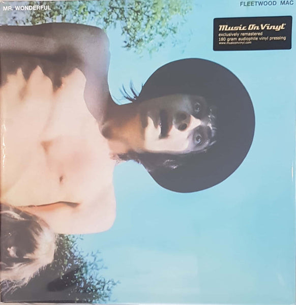Mr. Wonderful album cover featuring a man with a hat and sunglasses, against a blue background, indicating it's the second album of Fleetwood Mac.