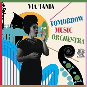 Via Tania and the Tomorrow Music Orchestra vinyl LP, indie pop chamber album cover image