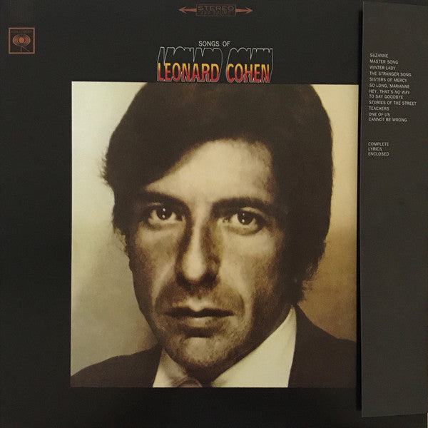 Leonard Cohen The Songs Of Leonard Cohen Vinyl LP 1967 album cover poetic folk rock