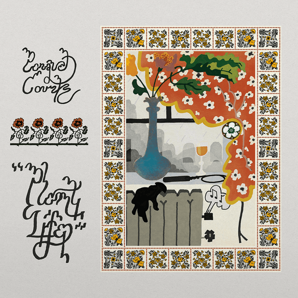 Parquet Courts Plant Life 12" vinyl single, bold cover art, indie rock track