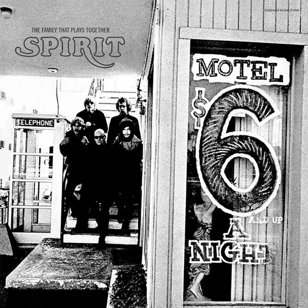 Spirit The Family That Plays Together vinyl LP, psychedelic cover art, 70s rock album