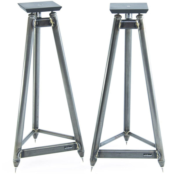 image of raw finished Solidsteel SS-7 tripod speaker stands