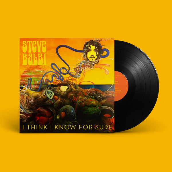Steve Balbi I Think I Know For Sure vinyl LP, Australian rock album, colorful cover with bold graphic design