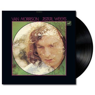 Van Morrison - Astral Weeks Vinyl LP record with album cover featuring Van Morrison's portrait.