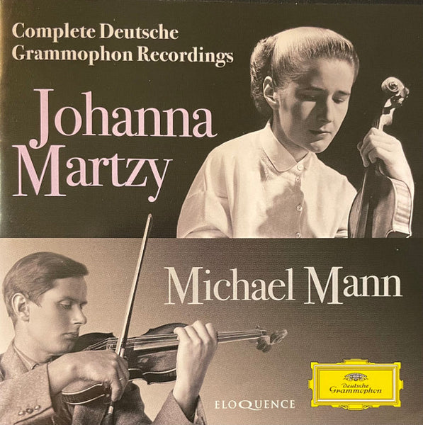 Johanna Martzy, Michael Mann ‎– Complete Recordings 2021 Australia Deutsche Grammophon 484 3299 (New)