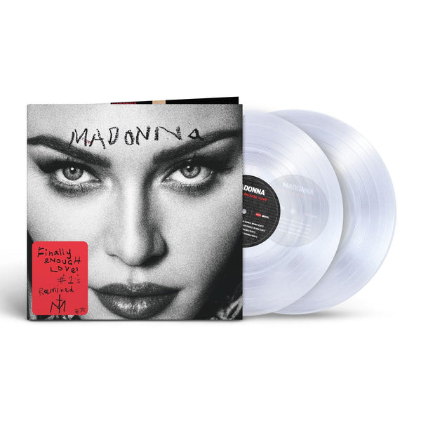 Madonna – Finally Enough Love, France 2xLP Clear Vinyl Edition