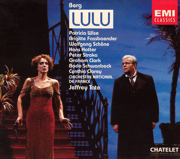 Alban Berg - Lulu, Jeffrey Tate, Orchestre National De France, France 1992 EMI Classics ‎– CDS 7546222 3xCD