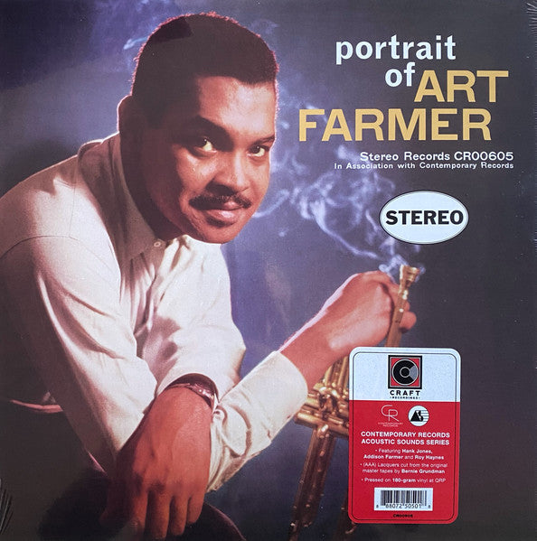 Art Farmer – Portrait Of Art Farmer, Craft Recordings Vinyl LP