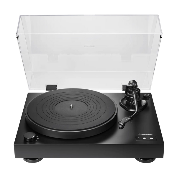 front view of Audio-Technica AT-LP8X direct-drive turntable with free Shibata stylus