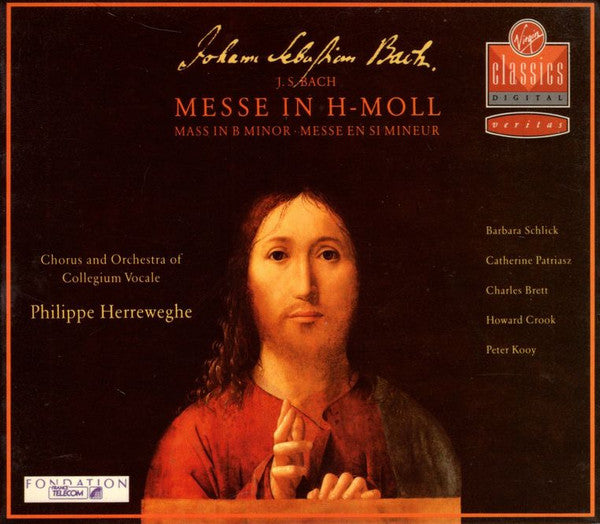 Bach - Messe In H-Moll, Philippe Herreweghe, West Germany Virgin Classics ‎– 353 448-238  2xCD Box Set