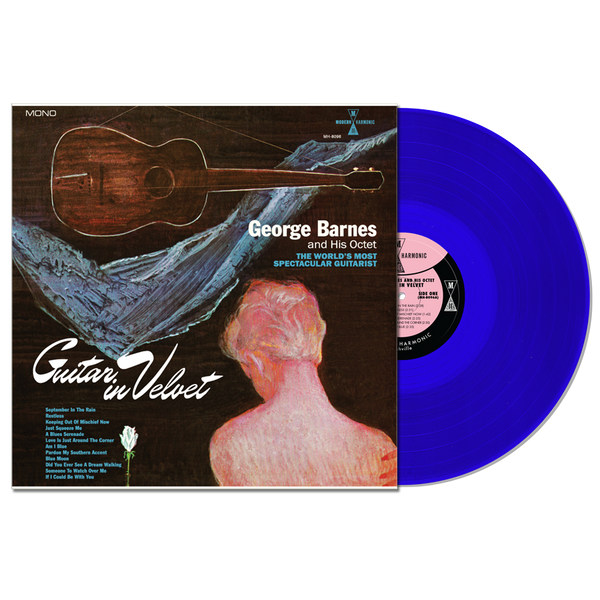 George Barnes And His Octet - Guitar In Velvet, Blue Vinyl LP