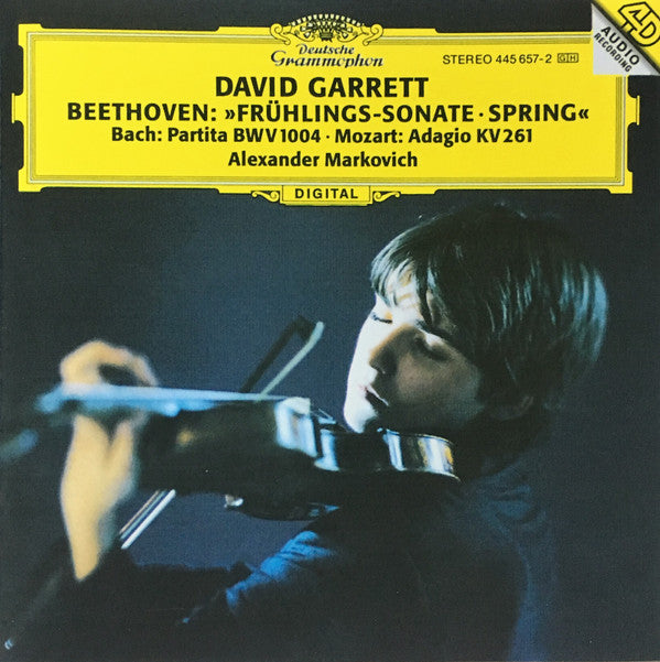 David Garrett - Beethoven, Bach, Mozart, E.U. Deutsche Grammophon ‎– 445 657-2