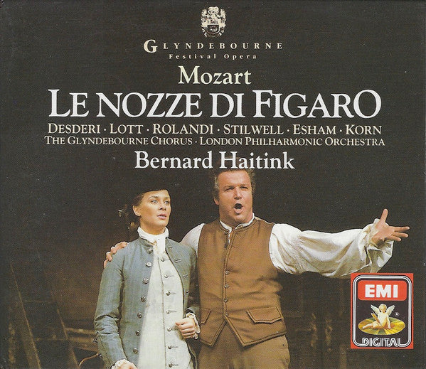 Mozart - Le Nozze Di Figaro, Desderi, LPO Bernard Haitink, 1988 W. Germany EMI Digital – CDS 7 49753 2 3xCD Box Set