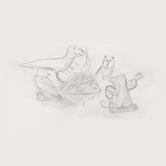 Dragon New Warm Mountain I Believe In You album cover art by Big Thief