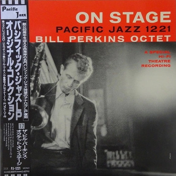 Bill Perkins Octet – On Stage, 1991 Pacific Jazz – PJ-1221 (Mono) Japan Vinyl LP with Obi