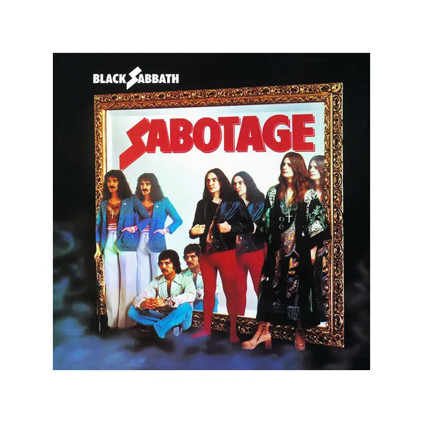 Black Sabbath Sabotage 180g vinyl LP, heavy metal, dark riffs, 1975 album cover art