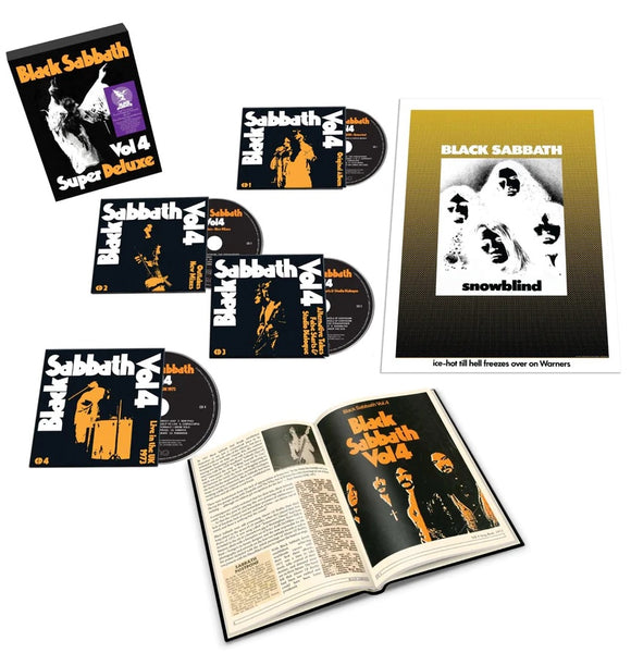 Black Sabbath - Vol 4, Super Deluxe 4xCD Box Set (Factory Sealed)