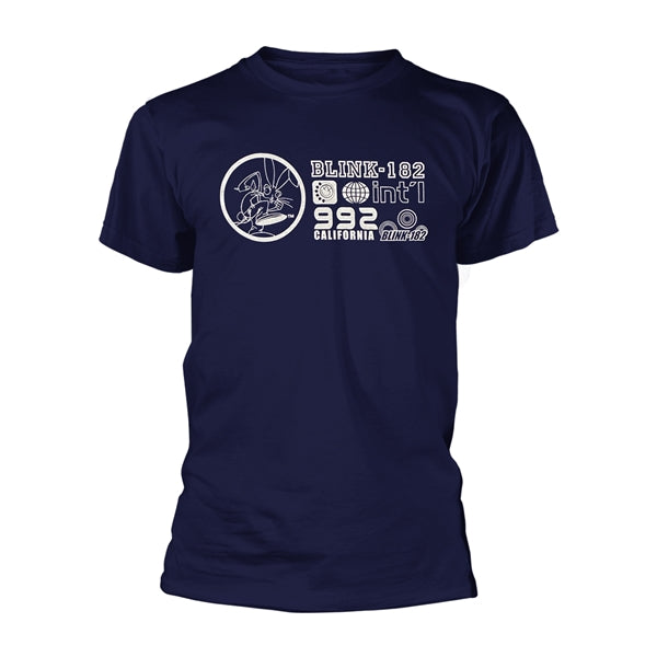 Blink-182, "International" T-shirt (Navy)
