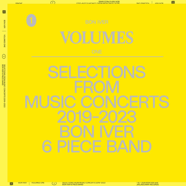 Bon Iver ‎– Volumes: One - Selections From Music Concerts 2019-2023 Bon Iver 6 Piece Ban, Vinyl LP