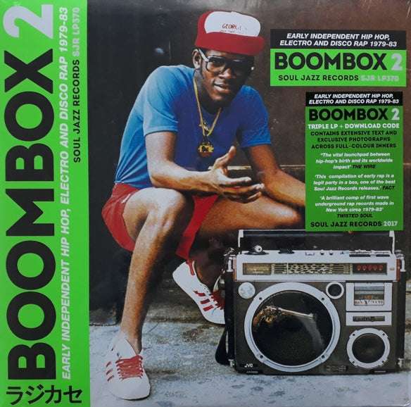 Boombox 2 (Early Independent Hip Hop, Electro And Disco Rap 1979-83), 3xLP Soul Jazz Records SJR LP370