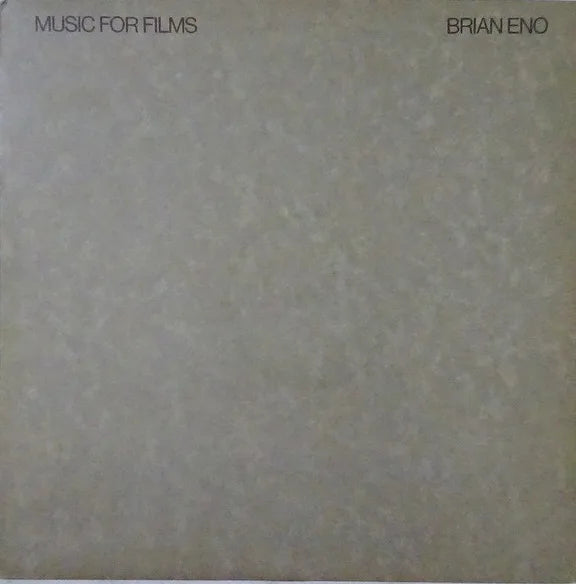 Brian Eno – Music For Films, 1979 Polydor – MPF 1203 Japan Vinyl
