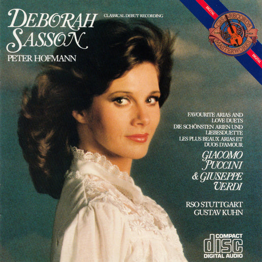Deborah Sasson: Puccini & Verdi, Gustav Kuhn. E.U. 1984 CBS Masterworks ‎– CBSMK 39228