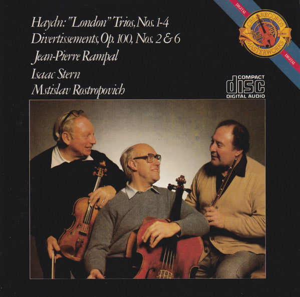 Haydn - Jean-Pierre Rampal, Isaac Stern, Mstislav Rostropovich, CBS Masterworks – CD 37786