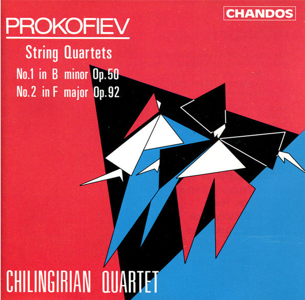Prokofiev, Chilingirian Quartet ‎– String Quartets No. 1 & 2, E.U. 1991 Chandos CHAN 8929