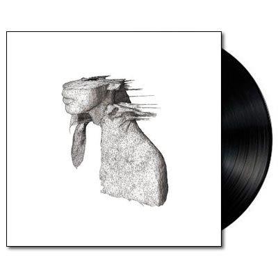 Reissue vinyl LP cover for Coldplay's album 'A Rush Of Blood To The Head' featuring a stylized illustration of a head.