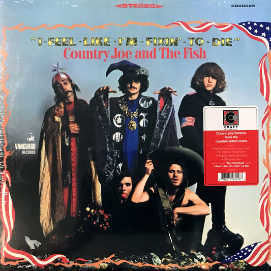 Country Joe and The Fish – I Feel Like I’m Fixin’ To Die Sealed 180g Vinyl, collectible psychedelic rock vinyl LP