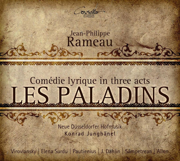 Jean-Philippe Rameau - Les Paladins - Comedie Lyrique En Trois Actes, 2xCD Coviello Classics – COV 21013