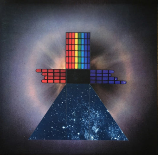 Datashock, Pyramiden Von Gießen Album cover art featuring a colorful geometric pyramid with a starry space background.