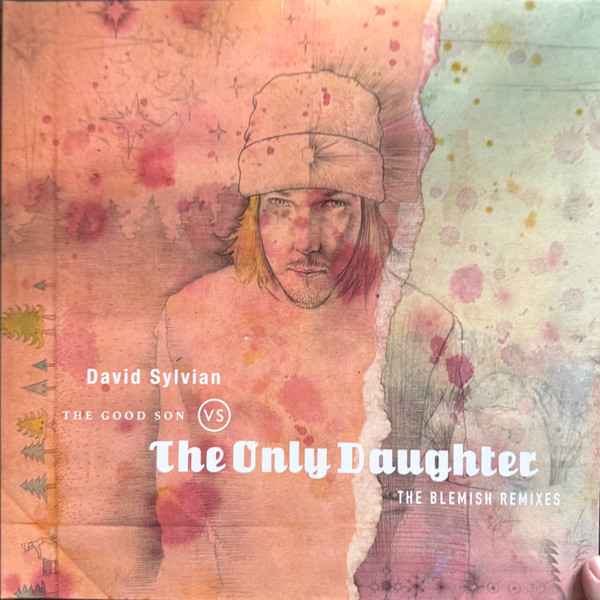 Album cover with a stylized illustration of a person wearing a hat, featuring text David Sylvian – The Good Son Vs The Only Daughter (The Blemish Remixes), Vinyl LP