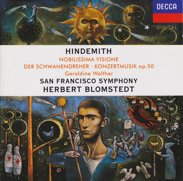 Hindemith: Nobilissima Visione, Walther, SFS, Herbert Blomstedt. Germany 1993 Decca ‎– 433 809-2