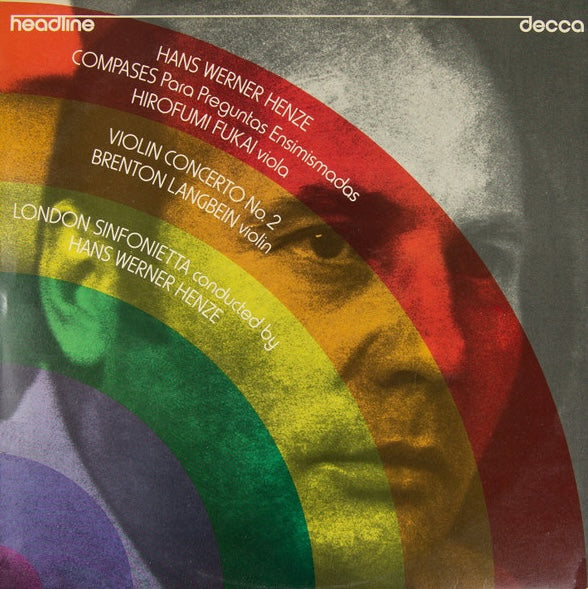 Hans Werner Henze - Compases Para Preguntas Ensimismadas, UK 1974 Decca ‎HEAD 5