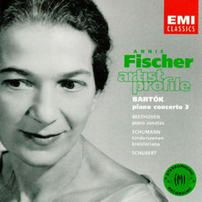 Annie Fischer – Artist Profile. Holland 1996 EMI Classics – 7243 5 68733 2 2