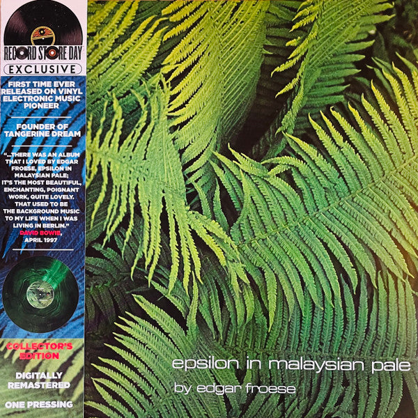 Edgar Froese – Epsilon In Malaysian Pale, RSD Coloured Vinyl LP