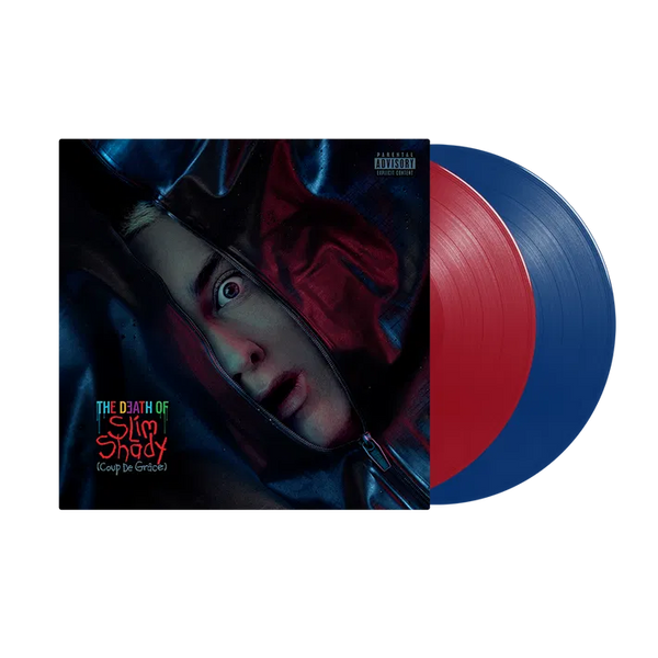 Eminem – The Death Of Slim Shady (Coup De Grâce), E.U. Red & Blue Opaque Coloured Vinyl 2xLP