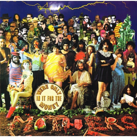 Album cover art for The Mothers Of Invention album 'We're Only In It For The Money'