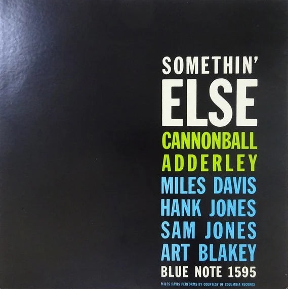 Cannonball Adderley – Somethin' Else, 1978 Blue Note – GXK 8042, Japan Vinyl LP + Insert