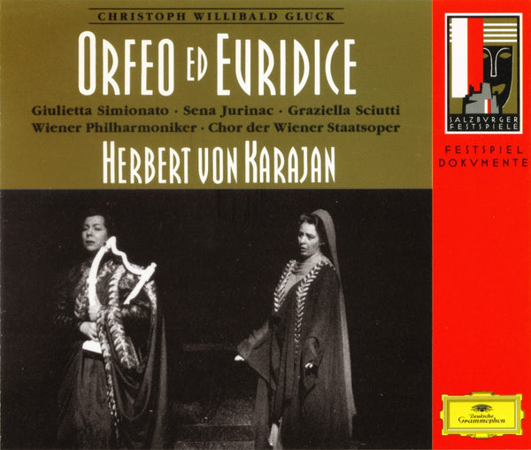 Gluck: Orfeo Ed Euridice - Von Karajan, Simionato, Jurinac. Germany Deutsche Grammophon – 439 101-2
