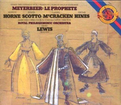 Giacomo Meyerbeer - Le Prophete, Marilyn Horne, Henry Lewis. E.U. 1989 3xCD, CBS Masterworks – M3K 79400
