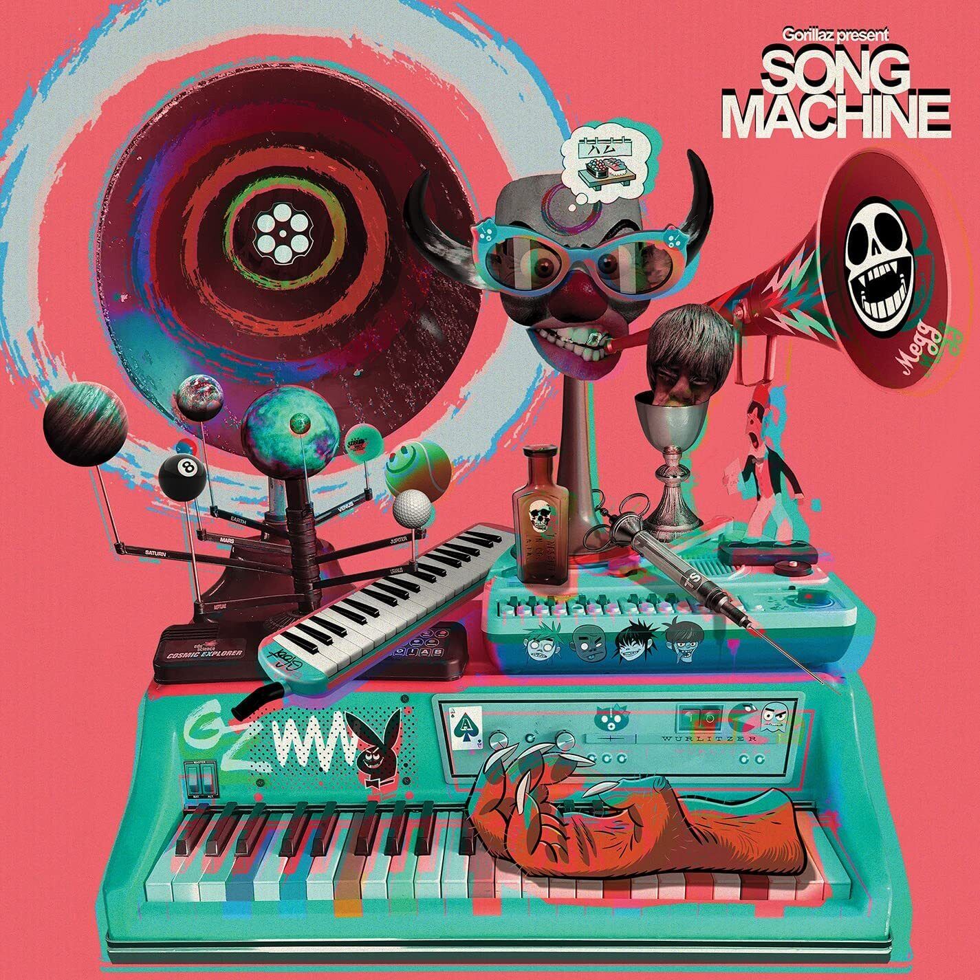 Cover art of Song Machine Season One deluxe 2x vinyl + CD by Gorillaz,